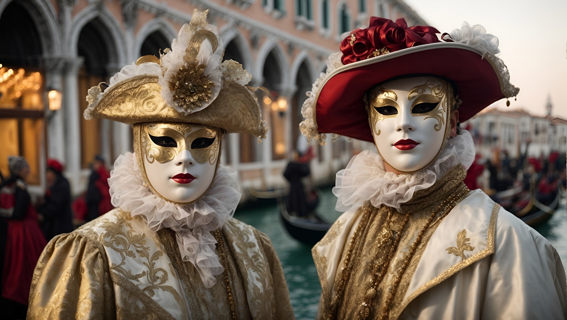 Karneval in Venedig: elegantes Maskenfest zu Wasser und Land