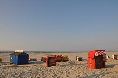 am Strand von Juist - Foto: Martin Moser/pixelio.de (rkn)