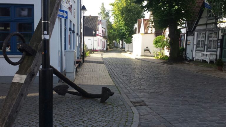 Seitenstraße Warnemünde Ostsee