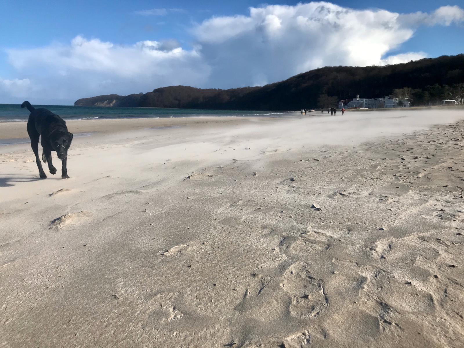 Rügen Strandspaziergang in der Nebensaison