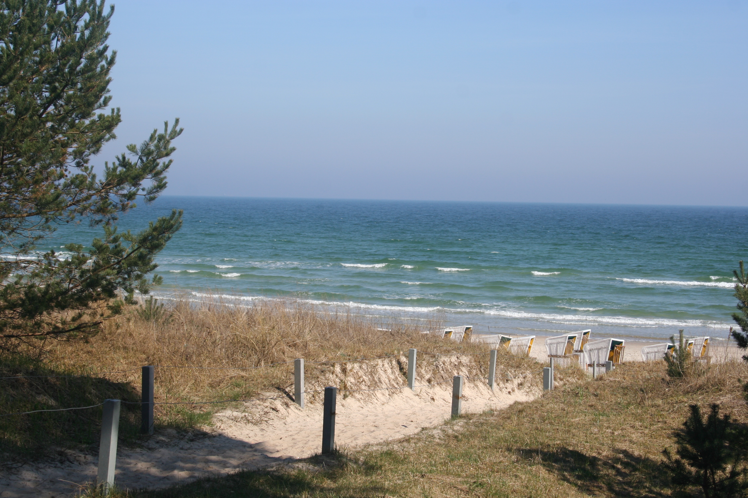 Strand in Binz auf Rügen