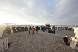 Zum Wintervegnügen werden die Strandkörbe wieder hervorgeholt - Foto: Saskia Henck