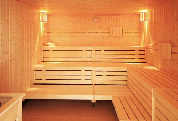 Wellness in der Sauna im Haus Meeresblick in Baabe