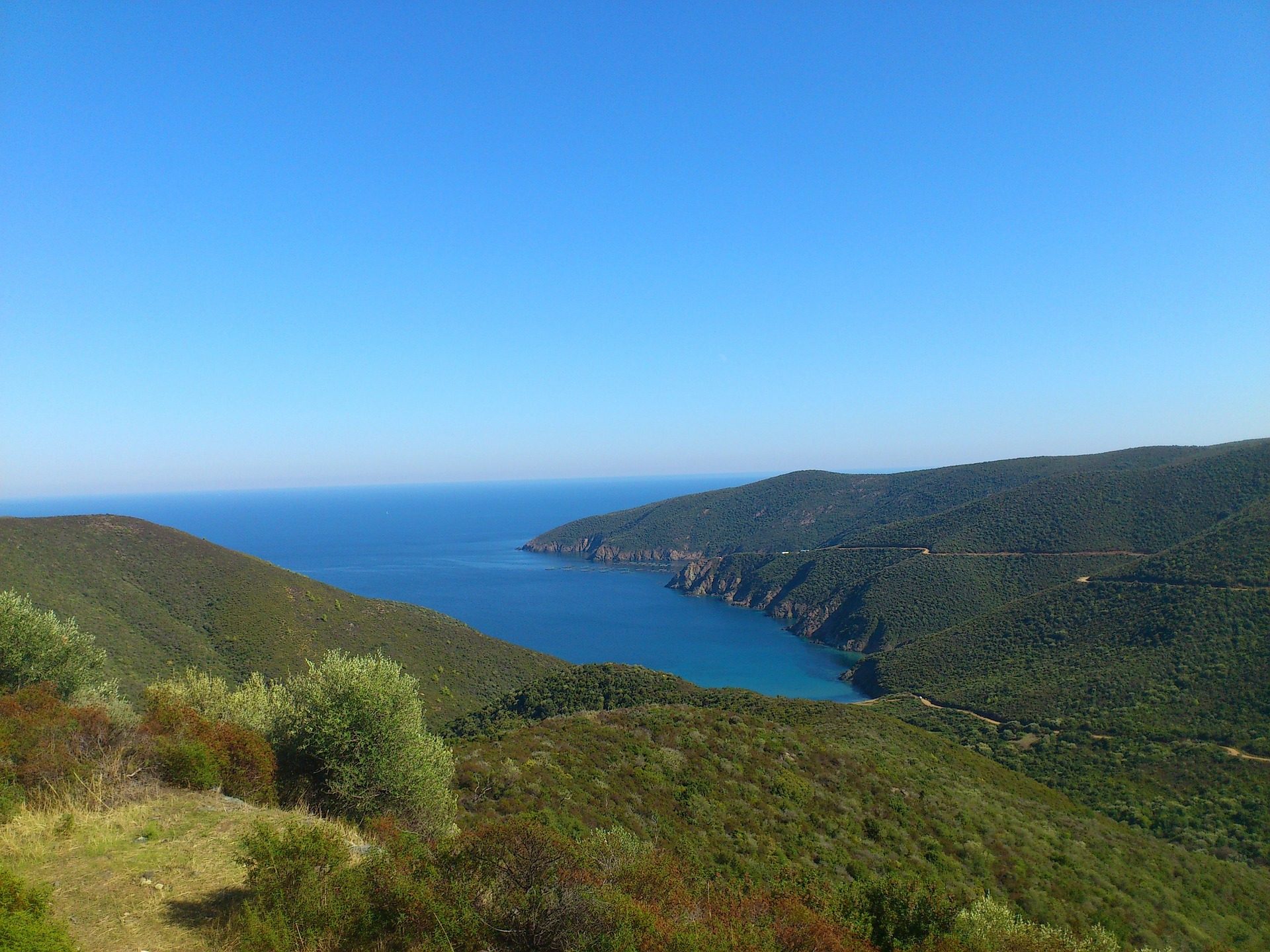 Chalkidiki Meer und Berge