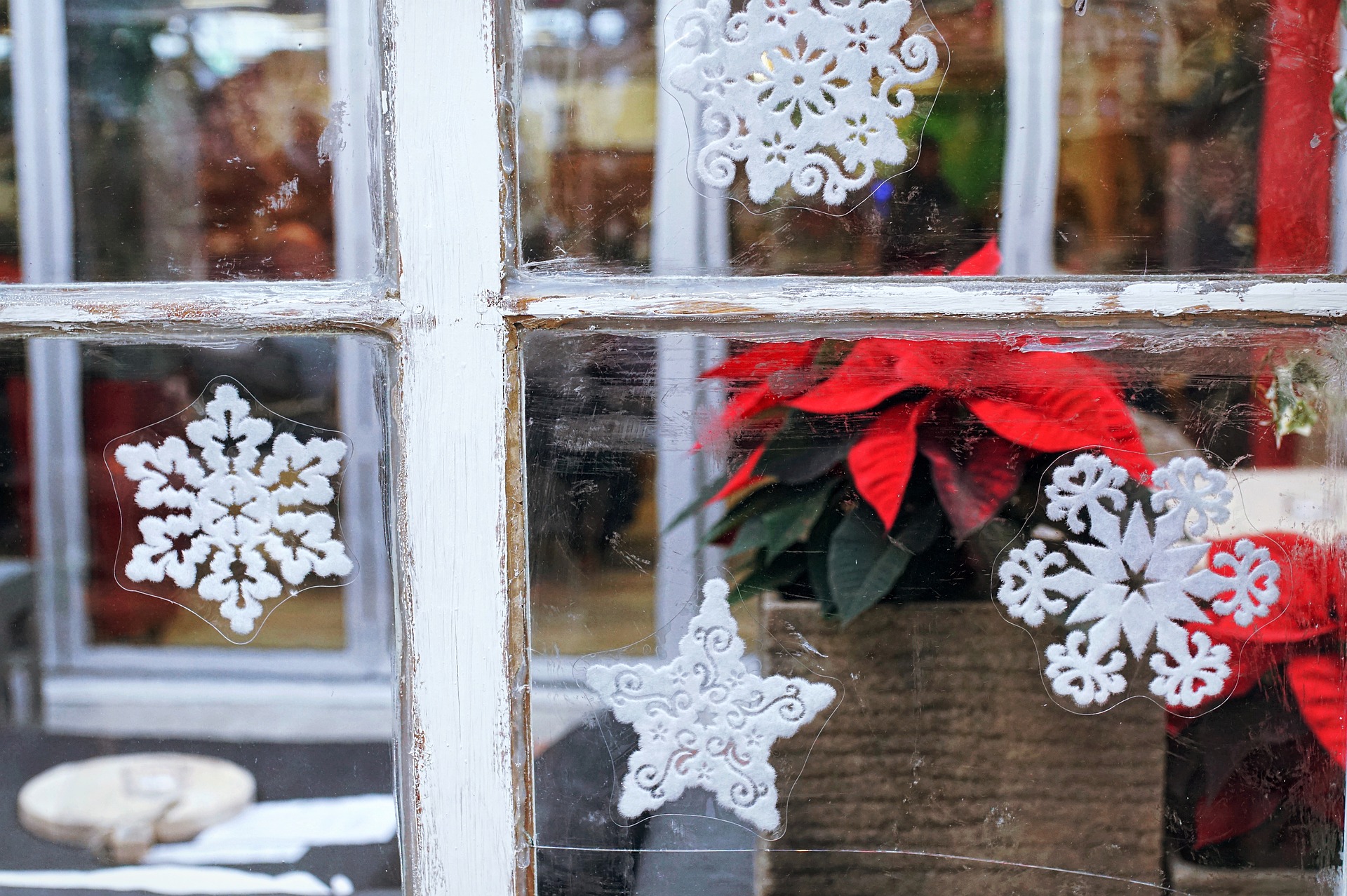 Fenster Dekoration Weihnachten