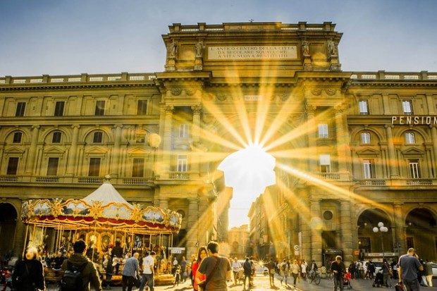 Florenz - Piazza della Repubblica © Pixabay, CC0