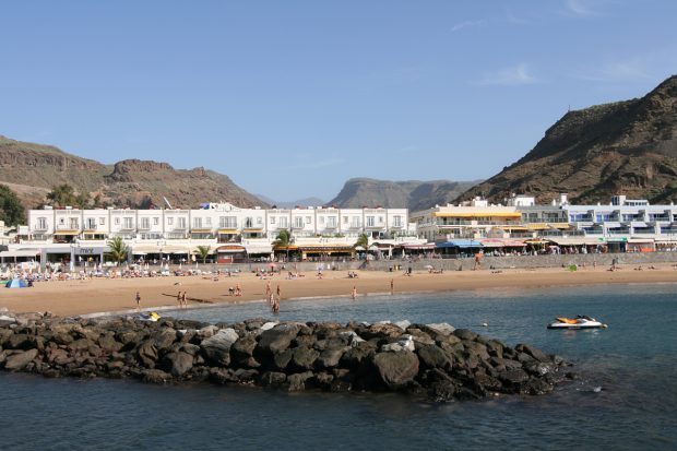 Gran Canaria, Strand von Puerto de Mogan, Copyright © Marion Hagedorn/InterDomizil