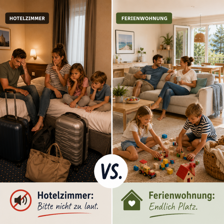 Warum Ferienhausurlaub im Sommer oft mehr Entlastung bringt als Hotelurlaub