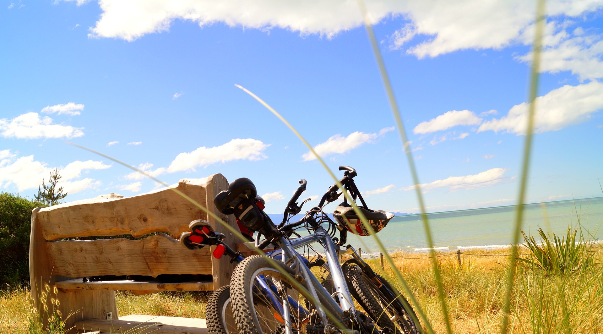 Mit dem Fahrrad ans Meer