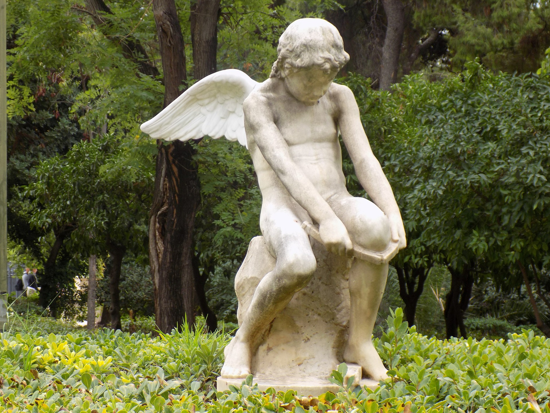 Statue im Nationalgarten Athen