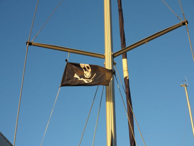 Die Piratenflagge wird wieder gehisst // Bild: Pixabay (CC0)