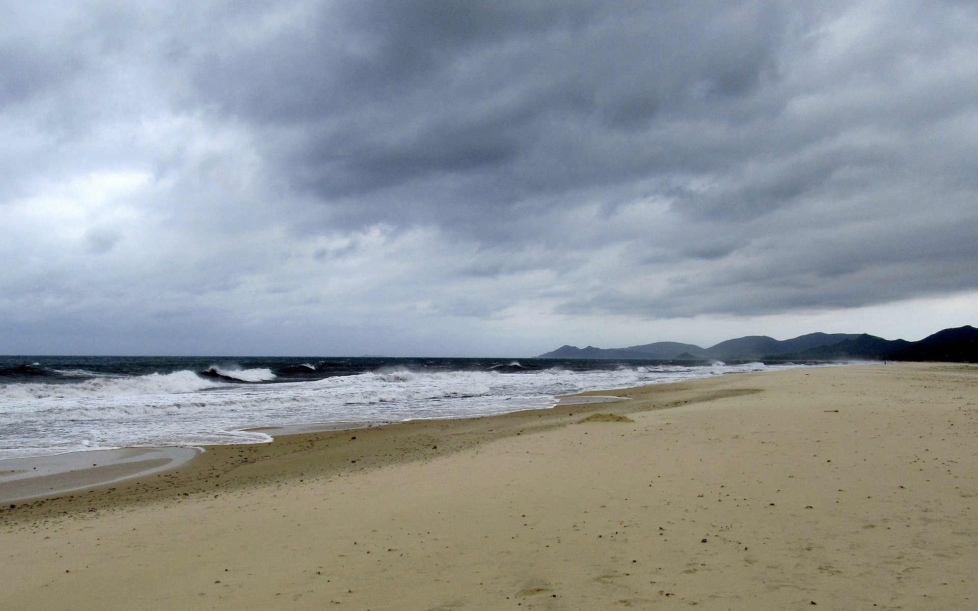 Costa Rei bei stürmischem Wetter