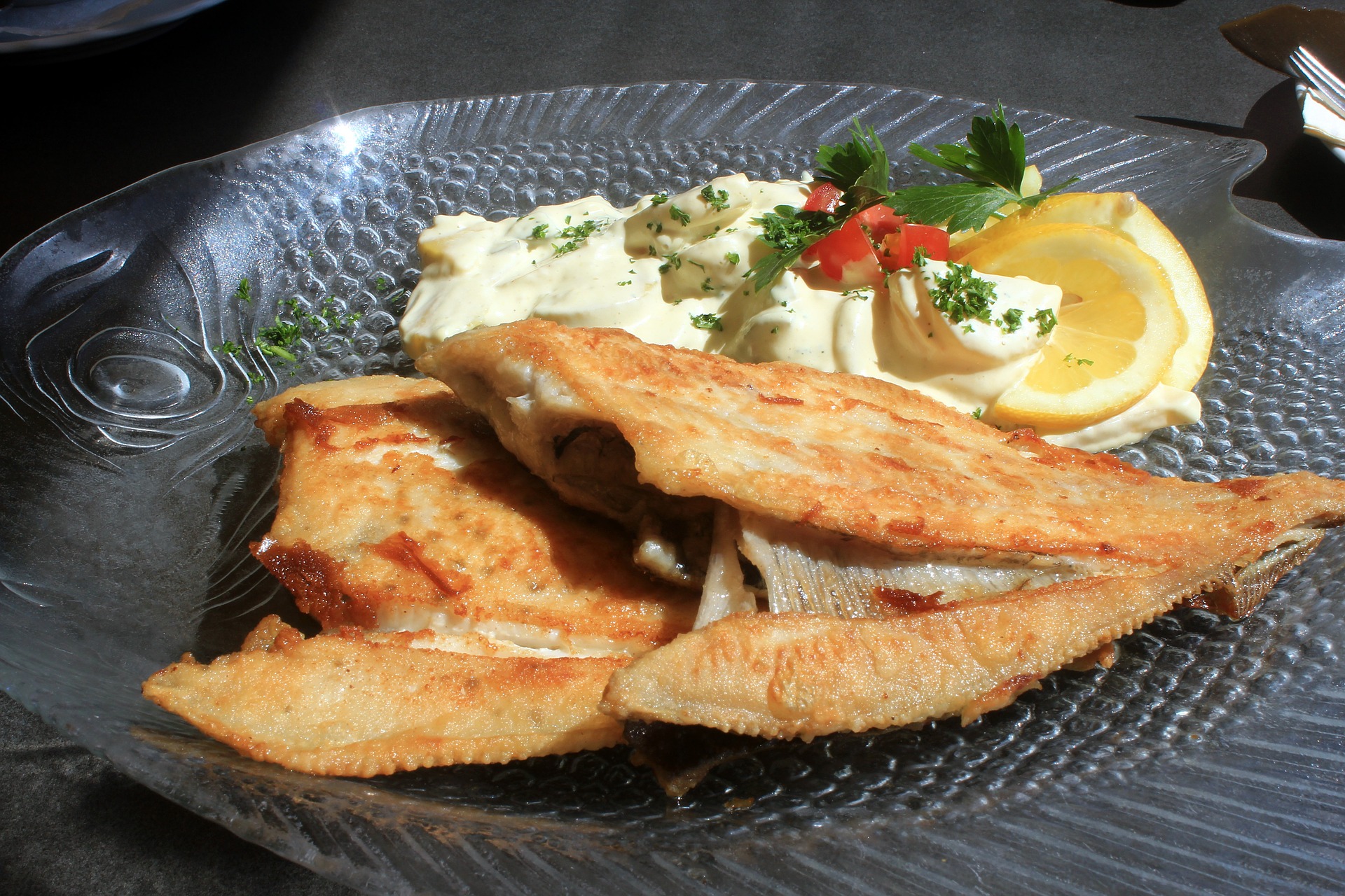 Scholle mit Kartoffelsalat