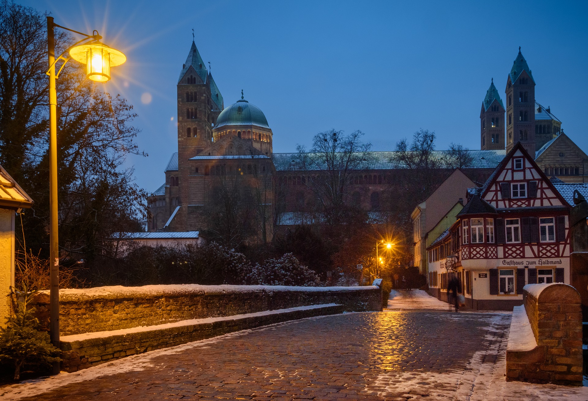 Speyer Kaiserdom im Winter