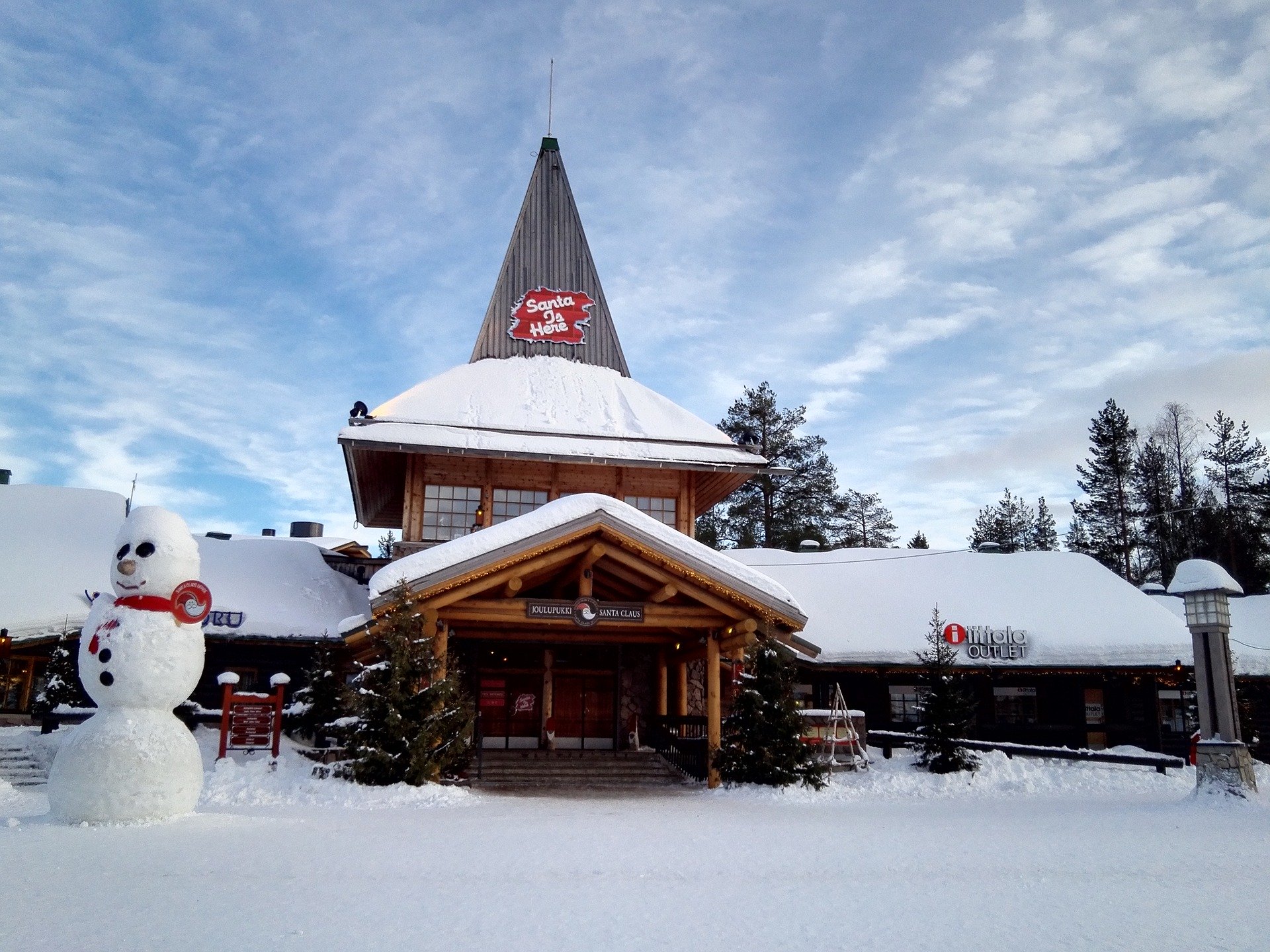 Weihnachtsmanndorf am Polarkreis in Rovaniemi